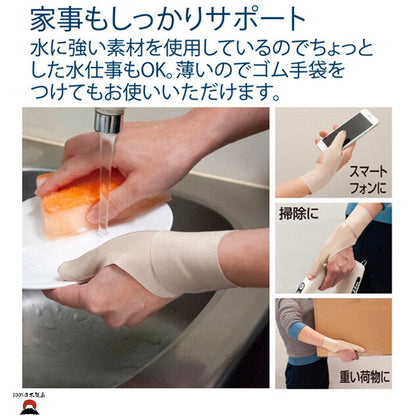 ALPHAX日本製防水拇指護腕 (杏色)
