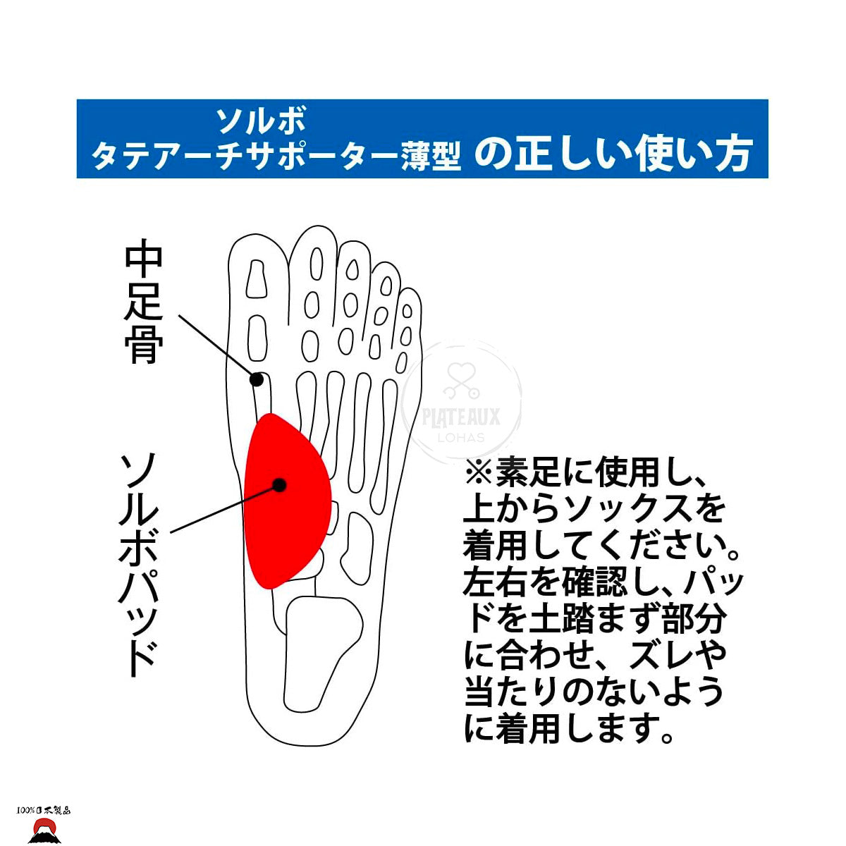 SORBO足弓支撐保護套| 薄款灰白色| S size | 日本製造